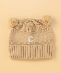 COMME CA ISM（コムサイズム）の「ぼん天耳付きニットキャップ（ニットキャップ/ビーニー）」