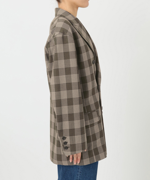 B.C STOCK(ベーセーストック)の「《S/Mサイズ展開》Wブレスト6Bテイラージャケット(その他アウター・レディース・ブラウン/チャコールグレー/チョコ・SMALL/MEDIUM)」の17枚目の写真
