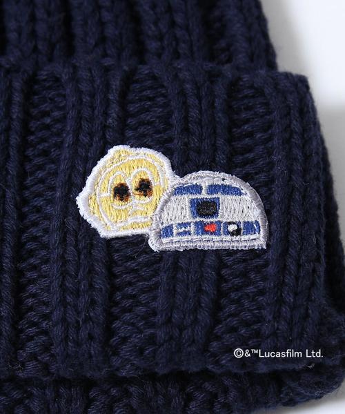 coen(コーエン)の「【coen kids】STAR WARS-ワッペンニットキャップ2(ニットキャップ/ビーニー・キッズ・ブラック/グレー/ネイビー・FREE)」の4枚目の写真