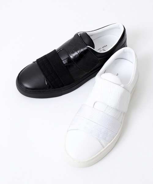 5351 POUR LES HOMMES（ゴーサンゴーイチプールオム）の「ﾓﾀﾞﾝｽﾆｰｶｰ（スニーカー・メンズ・ブラック/ホワイト・46/42/44/40）」の15枚目の写真