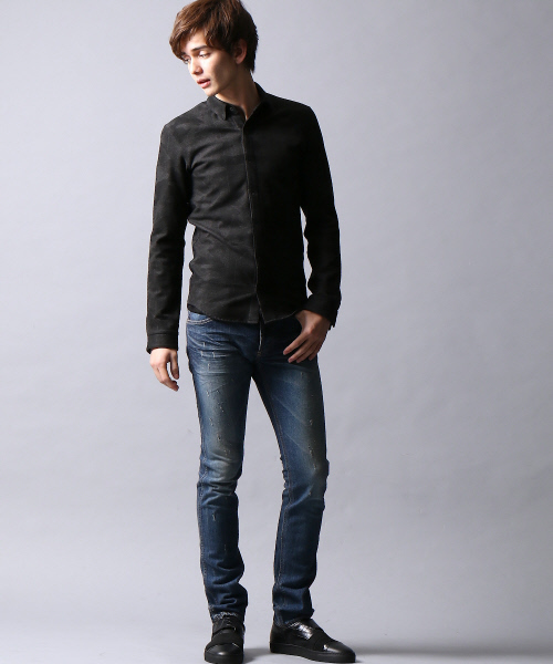 5351 POUR LES HOMMES（ゴーサンゴーイチプールオム）の「ﾓﾀﾞﾝｽﾆｰｶｰ（スニーカー・メンズ・ブラック/ホワイト・46/42/44/40）」の8枚目の写真