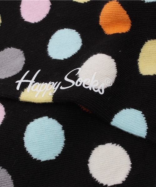 Happy Socks（ハッピーソックス）の「Happy Socks/ハッピーソックス BIG DOT/ビッグ ドット 605003（ソックス/靴下・メンズ・ブラック/ネイビー・36/41）」の5枚目の写真