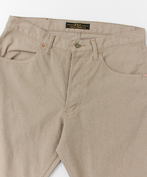 FREEMANS SPORTING CLUB(フリーマンズ スポーティング クラブ)の「FSC JP T/C HOPSACK ST TAPERED PT(その他パンツ・メンズ・ベージュ/ライトブルー・1/2/3)」の15枚目の写真