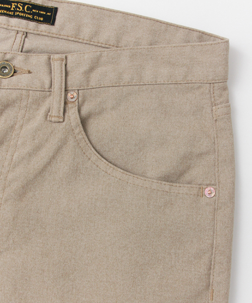FREEMANS SPORTING CLUB(フリーマンズ スポーティング クラブ)の「FSC JP T/C HOPSACK ST TAPERED PT(その他パンツ・メンズ・ベージュ/ライトブルー・1/2/3)」の8枚目の写真