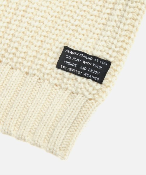 BREEZE（ブリーズ）の「ネット限定 配色切替ニットセーター（ニット/セーター・キッズ・ネイビー/レッド/キナリ・140/120/130/95/110/100/90/80）」の18枚目の写真