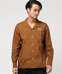 Minimal design open collar shirt / オープンカラーシャツ / 開襟