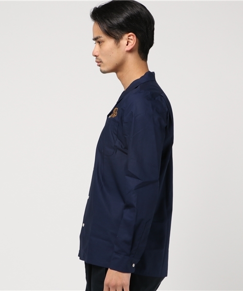 ROTAR(ローター)の「Minimal design open collar shirt / オープンカラーシャツ / 開襟(シャツ/ブラウス・メンズ・グリーン/ネイビー/キャメル・MEDIUM/LARGE)」の4枚目の写真