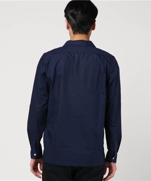ROTAR(ローター)の「Minimal design open collar shirt / オープンカラーシャツ / 開襟(シャツ/ブラウス・メンズ・グリーン/ネイビー/キャメル・MEDIUM/LARGE)」の5枚目の写真