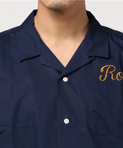 ROTAR(ローター)の「Minimal design open collar shirt / オープンカラーシャツ / 開襟(シャツ/ブラウス・メンズ・グリーン/ネイビー/キャメル・MEDIUM/LARGE)」の6枚目の写真