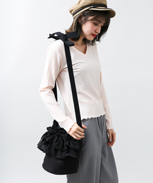WEGO | WEGO/バケツ型フリルミニショルダーバッグ(ショルダーバッグ)