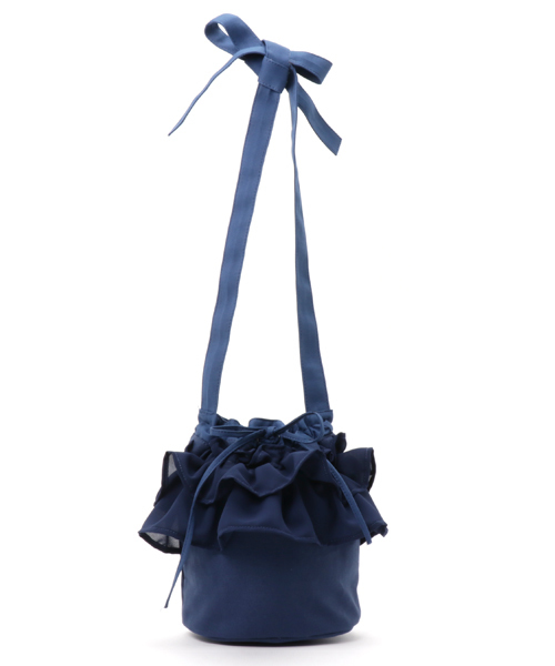 WEGO（ウィゴー）の「WEGO/バケツ型フリルミニショルダーバッグ（ショルダーバッグ・レディース・ネイビー/ブラック/ピンク/ホワイト・FREE）」の15枚目の写真