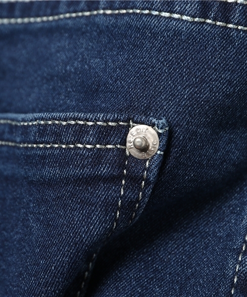 Re:EDIT（リエディ）の「[シリーズ累計77万本の大ヒット][ウルトラストレッチ]引き締め美脚ストレッチデニムパギンスボトムス/パンツ/パギンス[リエディ]（その他パンツ・レディース・ネイビー/ブルー系その他/ブラック系その他/ワンウォッシュ/ブラック/ブルー・X-SMALL/XX-SMALL/SMALL/XX-LARGE/MEDIUM/XXX-LARGE/X-LARGE/LARGE）」の16枚目の写真