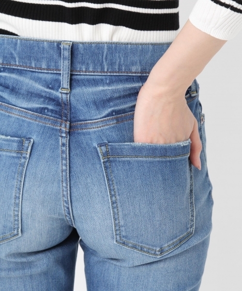 Andemiu(アンデミュウ)の「【BAILA6月号掲載】【美脚デニム】スタイルセレクトスキニーパンツ761198(デニムパンツ・レディース・ブルー/ダークブルー/ライトブルー・LARGE/XS size/X-SMALL/S size/SMALL/M size/MEDIUM/L size)」の11枚目の写真