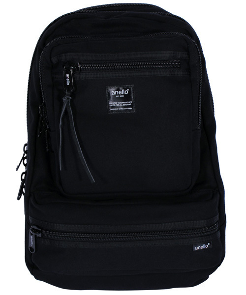 anello（アネロ）の「キャンバス リュックサック リュック anello（バックパック/リュック・メンズ・レッド/ナチュラル/ライトブラウン/ブラック/ネイビー・FREE）」の2枚目の写真