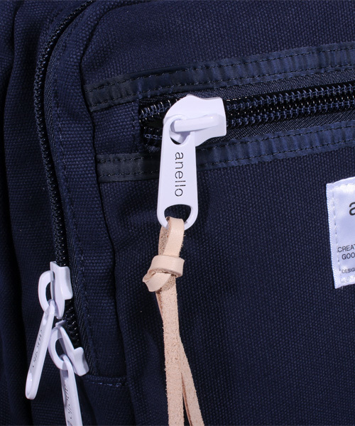 anello（アネロ）の「キャンバス リュックサック リュック anello（バックパック/リュック・メンズ・レッド/ナチュラル/ライトブラウン/ブラック/ネイビー・FREE）」の15枚目の写真