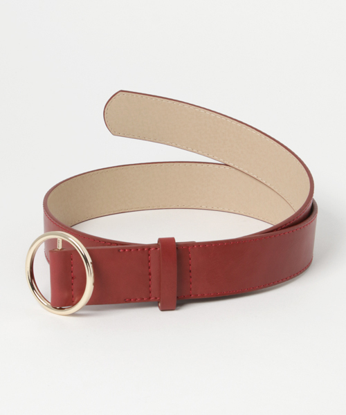 Heather（ヘザー）の「ＨＥフリーマルバックルベルト 763202（ベルト・レディース・ブラック/キャメル/レッド/ダークブラウン・FREE）」の9枚目の写真