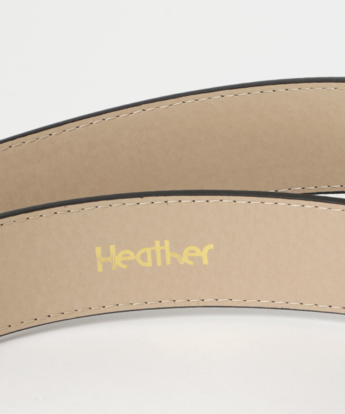 Heather（ヘザー）の「ＨＥフリーマルバックルベルト 763202（ベルト・レディース・ブラック/キャメル/レッド/ダークブラウン・FREE）」の6枚目の写真