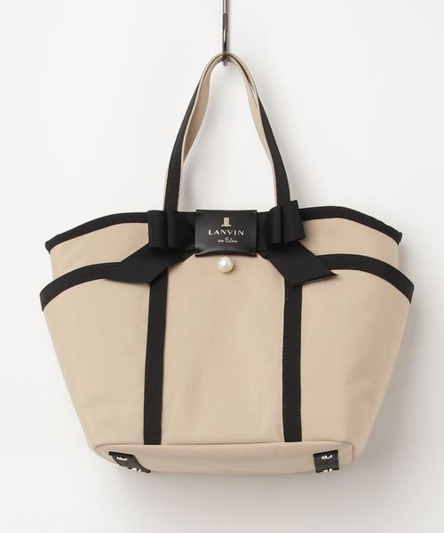 LANVIN en Bleu(ランバンオンブルー)の「ジュール トートバッグ(トートバッグ・レディース・ブラック/レッド/アイボリー/ネイビー/ベージュ/グレー・FREE)」の4枚目の写真
