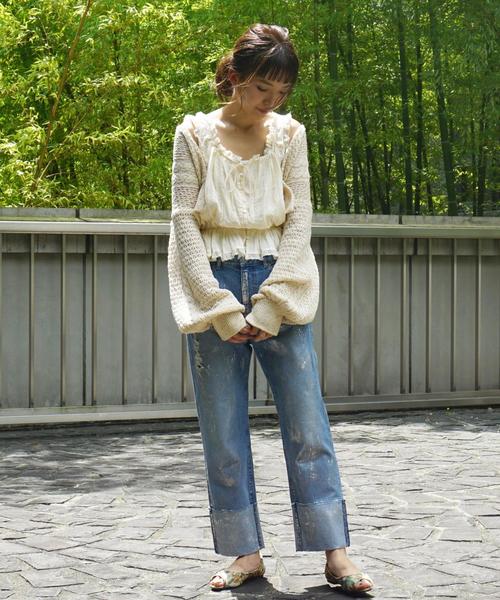 Another Edition（アナザーエディション）の「レースタンクキャミ ◆（シャツ/ブラウス・レディース・ブラック/ワインレッド/ナチュラル/オフホワイト・FREE）」の8枚目の写真