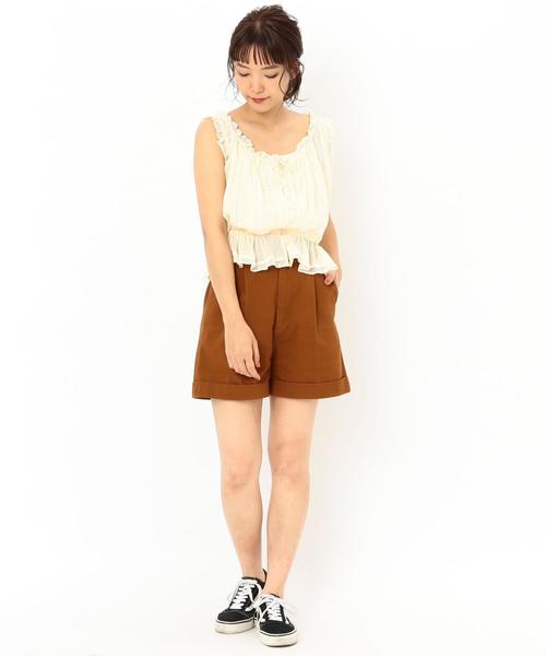 Another Edition（アナザーエディション）の「レースタンクキャミ ◆（シャツ/ブラウス・レディース・ブラック/ワインレッド/ナチュラル/オフホワイト・FREE）」の15枚目の写真