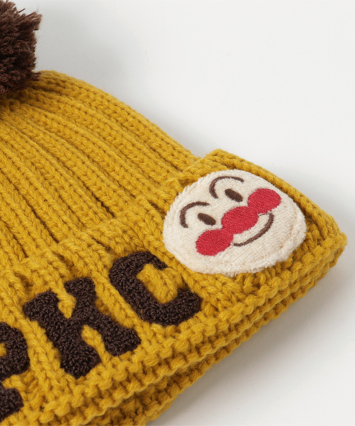 ANPANMAN KIDS COLLECTION(アンパンマンキッズコレクション)の「【アンパンマン】さがら刺繍 アップリケニットキャップ(ニットキャップ/ビーニー・キッズ・ネイビー/レッド/ピンク/マスタード・S/M)」の5枚目の写真