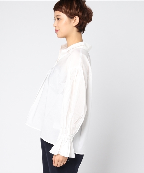 WEGO(ウィゴー)の「WEGO/キャンディスリーブシャツ(シャツ/ブラウス・レディース・ホワイト/ワイン/ブラック・LARGE/MEDIUM)」の4枚目の写真