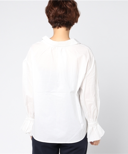 WEGO(ウィゴー)の「WEGO/キャンディスリーブシャツ(シャツ/ブラウス・レディース・ホワイト/ワイン/ブラック・LARGE/MEDIUM)」の5枚目の写真