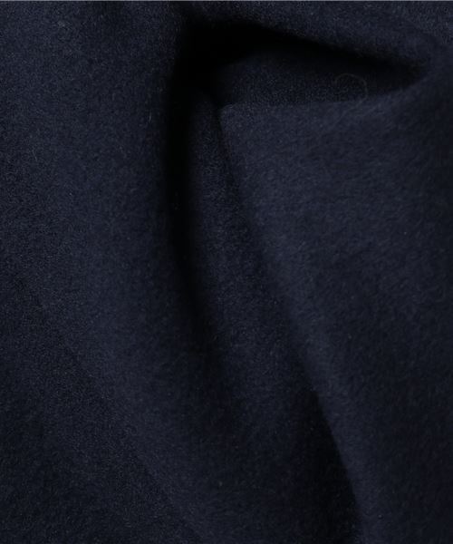 FLUID(フルイド)の「Fluid(フルイド) クロップド丈ウールトップス(Tシャツ/カットソー・レディース・ブラウン/ネイビー・1/2)」の6枚目の写真