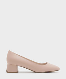 ブロックヒールパンプス / BLOCK HEEL PUMPS