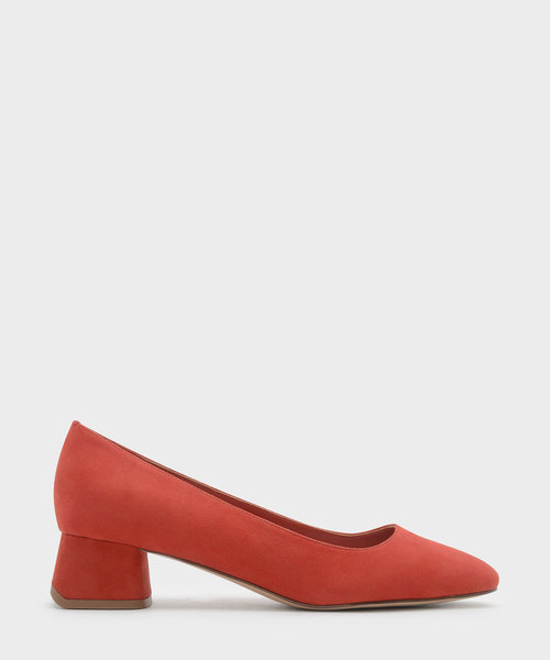 CHARLES & KEITH(チャールズ & キース)の「ブロックヒールパンプス / BLOCK HEEL PUMPS(パンプス・レディース・オレンジ/ブラック/アイボリー・23cm/22.5cm/23.5cm/24.5cm/25cm)」の3枚目の写真