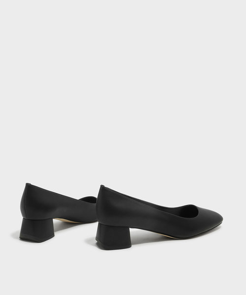 CHARLES & KEITH(チャールズ & キース)の「ブロックヒールパンプス / BLOCK HEEL PUMPS(パンプス・レディース・オレンジ/ブラック/アイボリー・23cm/22.5cm/23.5cm/24.5cm/25cm)」の6枚目の写真