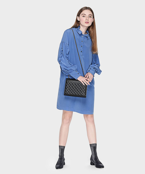 CHARLES & KEITH(チャールズ & キース)の「ブロックヒールパンプス / BLOCK HEEL PUMPS(パンプス・レディース・オレンジ/ブラック/アイボリー・23cm/22.5cm/23.5cm/24.5cm/25cm)」の8枚目の写真
