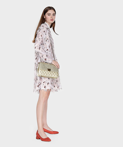CHARLES & KEITH(チャールズ & キース)の「ブロックヒールパンプス / BLOCK HEEL PUMPS(パンプス・レディース・オレンジ/ブラック/アイボリー・23cm/22.5cm/23.5cm/24.5cm/25cm)」の21枚目の写真