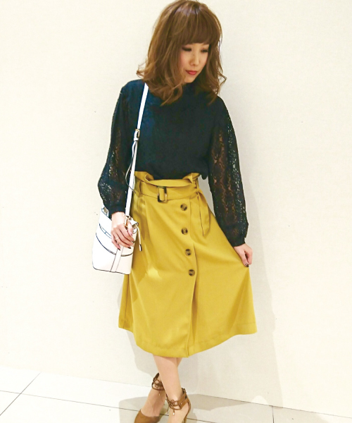 INTERPLANET(インタープラネット)の「総レースカットソー(Tシャツ/カットソー・レディース・ブラック/オフホワイト・FREE)」の1枚目の写真