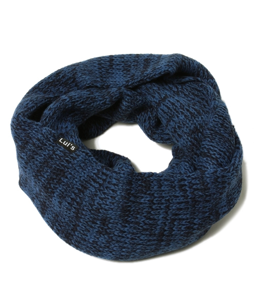 Lui's（ルイス）の「Rｽﾇｰﾄﾞ（ストール/ショール・メンズ・ブラック/グレー/ネイビー・FREE）」の3枚目の写真
