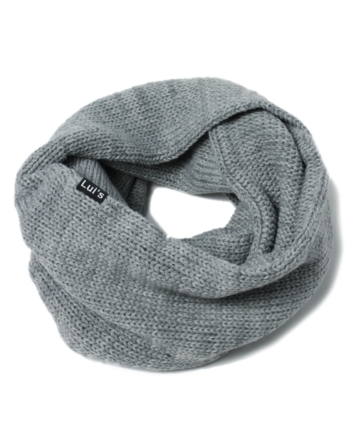 Lui's（ルイス）の「Rｽﾇｰﾄﾞ（ストール/ショール・メンズ・ブラック/グレー/ネイビー・FREE）」の2枚目の写真