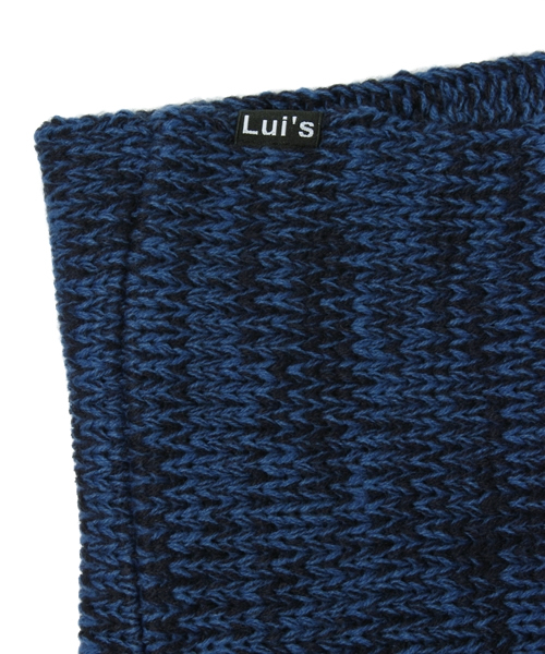 Lui's（ルイス）の「Rｽﾇｰﾄﾞ（ストール/ショール・メンズ・ブラック/グレー/ネイビー・FREE）」の7枚目の写真