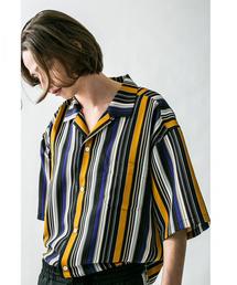 MONKEY TIME | ＜monkey time＞ GRGT MULTI STRIPE OPEN SHIRT/シャツ(シャツ/ブラウス)