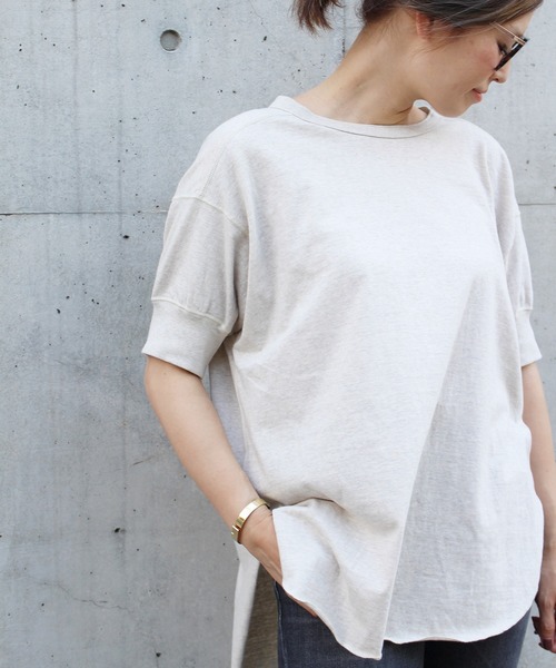 AMERICANA(アメリカーナ)の「*AMERICANA HENRY プルオーバー(Tシャツ/カットソー・レディース・ホワイト/ブラック/アイボリー・FREE)」の3枚目の写真