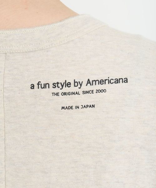 AMERICANA(アメリカーナ)の「*AMERICANA HENRY プルオーバー(Tシャツ/カットソー・レディース・ホワイト/ブラック/アイボリー・FREE)」の18枚目の写真