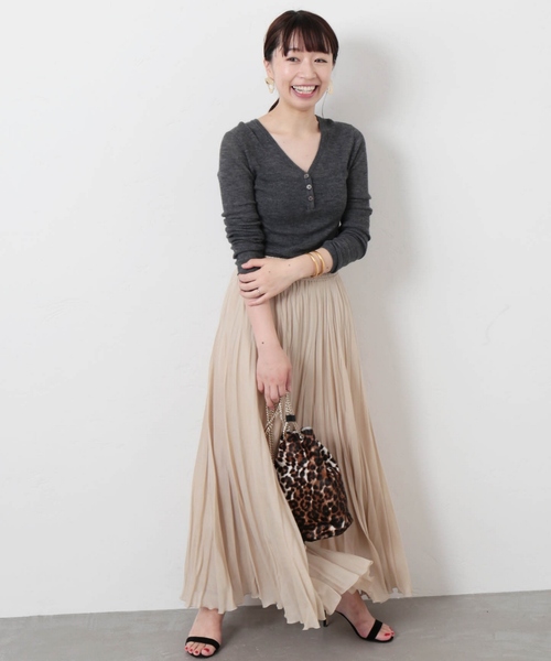 【ジャーナルスタンダード レサージュ】ロングワッシャースカート レオパードワッシャースカート◇ | ジャーナルスタンダード