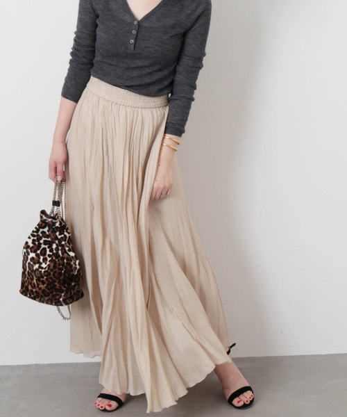 【ジャーナルスタンダード レサージュ】ロングワッシャースカート journal standard L'essage（ジャーナルスタンダードレサージュ