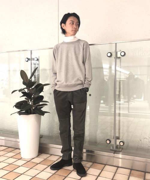 GRAMICCI 別注 CORDUROY CRAZY 1TUCK PANTS Lサイズ 黒 ADAM ET ROPE' コーデュロイパンツ クレイジーパターン Gramicci（グラミチ）の「GRAMICCI 別注CORDUROY CRAZY 1TUCK