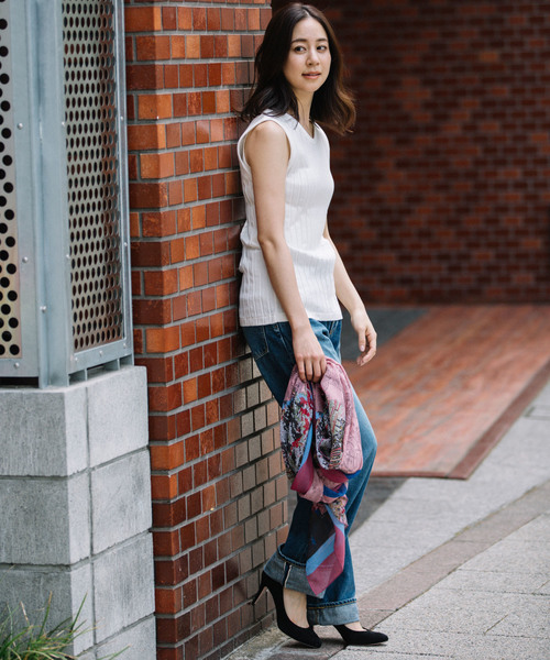 Munich（ミューニック）の「セルビッチデニムストレートパンツ（デニムパンツ・レディース・インディゴブルー・S/M/XS/XXS）」の14枚目の写真