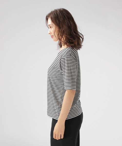 BAYFLOW(ベイフロー)の「Tシャツ/サロペット2Pセット(サロペット/オーバーオール・レディース・ブラック/チャコール・SMALL/MEDIUM)」の18枚目の写真