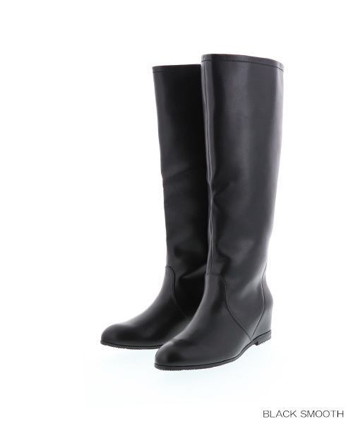 RANDA（ランダ）の「ストレスフリー/ロングレインブーツ（ブーツ・レディース・ダークブラウン/グレー/ブラック系その他/ブラック系その他2・LL/S/M/L）」の5枚目の写真