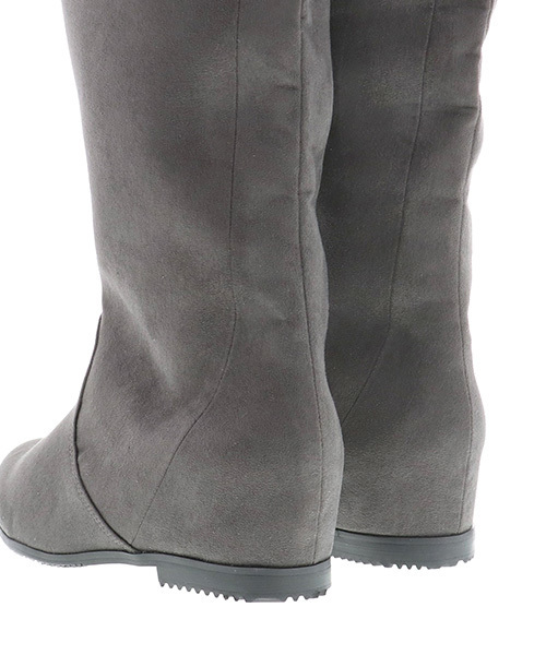 RANDA（ランダ）の「ストレスフリー/ロングレインブーツ（ブーツ・レディース・ダークブラウン/グレー/ブラック系その他/ブラック系その他2・LL/S/M/L）」の7枚目の写真