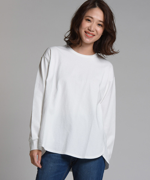 LIPSTAR（リップスター）の「星刺繍長袖カットソー（Tシャツ/カットソー・レディース・ブラック/ブラウン/オフホワイト・M）」の2枚目の写真