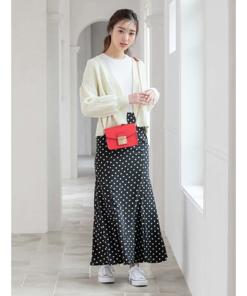 fifth（フィフス）の「ケーブルニットカーディガン（カーディガン/ボレロ・レディース・ブラック/ホワイト/モカ・MEDIUM）」の15枚目の写真