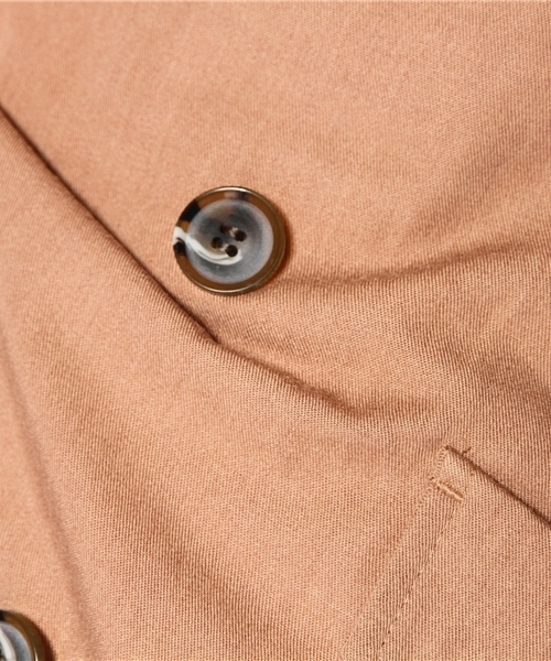 one after another NICE CLAUP（ワンアフターアナザーナイスクラップ）の「【ナイスクラップ】秋のでか衿ﾄﾚﾝﾁ（トレンチコート・レディース・ベージュ/ピンクベージュ/ブラック・FREE）」の17枚目の写真